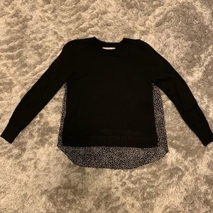 Loft Mixed Media Sweater